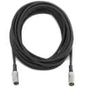 FENDER 7 PIN MIDI DIN CABLE FOOTSWITCH 25\' EVH PEAVEY VOODO LABS AXE FX 0071225049