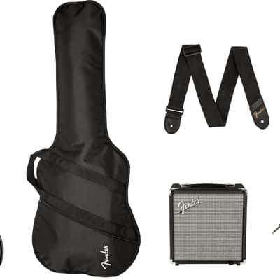 Squier Affinity Series Precision Bass PJ Pack - Laurel Fingerboard - 3-Color Sunburst - Gig Bag - Rumble 15 - 120V image 8