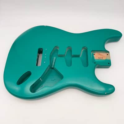 MJT Stratocaster Body Alder Relic Nitro USA Sherwood Green mjt5523 image 4