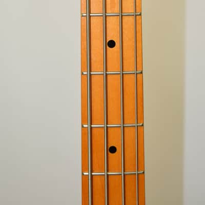 2025 Squier Classic Vibe Telecaster Bass, Maple Fingerboard, Black Pickguard, Mocha w/ Bag image 7
