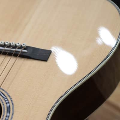 Martin O'ahu HG-28 Solid Flamed Hawaiian Koa HG-14 Fret Acoustic Guitar w/Bag image 12