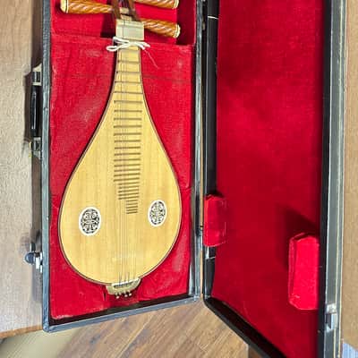 Vintage Chinese Yueqin Moon Lute 4-String w/ Case & Accessories – Traditional Folk Instrument image 16