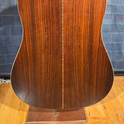 Vintage Japan 1970s S. Yairi 9110 SYairi Dreadnought Acoustic Natural - Top Splice Repair & GREAT Sound! image 20