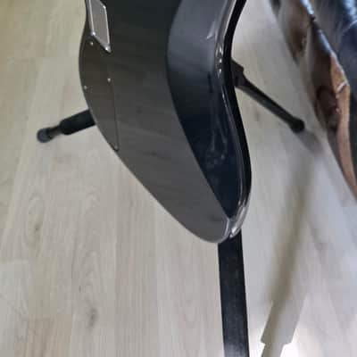 ESP Surveyor II 5 String Bass Black Ash Body EMG Music Man Stingray Pickup Active EQ Coil Tap for Precision Jazz PJ Tones MIJ Japan image 18