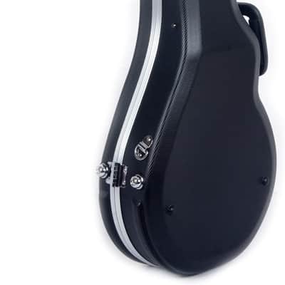 Crossrock F Body Mandolin Sturdy Hard Case with Backpack Straps Unique Design ABS Molded Hardshell image 2