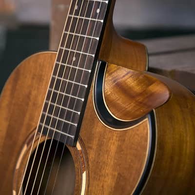 Washburn Comfort G-Mini 55 Koa Travel Guitar Incl Padded Gig Bag image 5