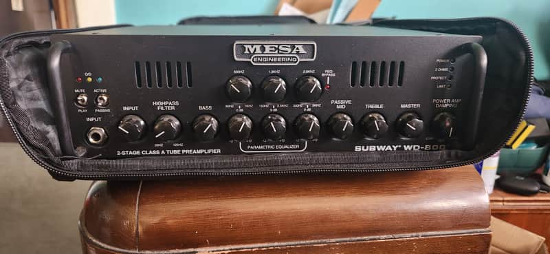 Mesa Boogie Subway WD-800 800-Watt Bass Amp Head 2018 - Present - Black image 1
