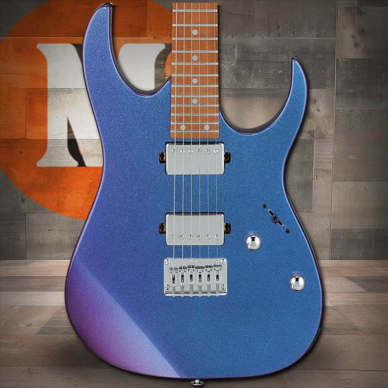 Ibanez GIO RG 6 String Electric Guitar - Blue Metal Chameleon (GRG121SPBMC) image 1