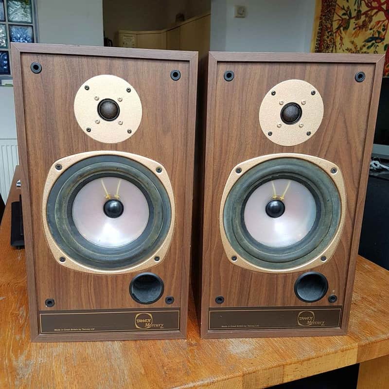 Tannoy Mercury M20 1980s Wood / Gold | Reverb