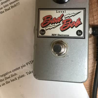 RGW Electronics Bad Bob Rare Original Robbie Wallace Hand Wired Booster Pedal Now Made By Analogman image 9