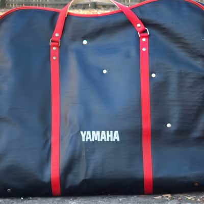 Yamaha CS80 Gig Bag/hardware case RARE ORIG IN EX COND! 70s - Red/black image 3