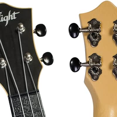 Flight TUS35 Black Travel Soprano Ukulele New - plastic and a laminate linden top - black image 7