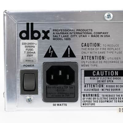 dbx 160S Blue 160S 2-Channel Compressor / Limiter image 8