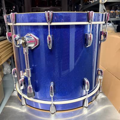 Pearl Masters birch BLX Bassdrum - #Navy sparkle blue image 7