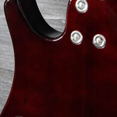 Flight Mini Bass TBL Trans-Blue Solidbody Electric Bass image 15