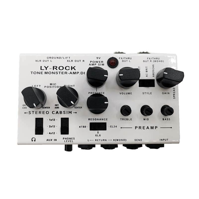 Ly rock Tone Monster Cabinet Amp DI(8-in-1 Multi-function 0-Watt Stereo Guitar Amp),price include the import duty for US buyer image 1