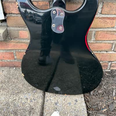 1965 Mosrite Ventures Mark I Electric Guitar - Black image 6