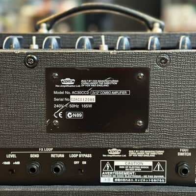 VOX AC30CC2 Custom Classic 30 Watt 2x12" Valve Combo Amplifier image 9