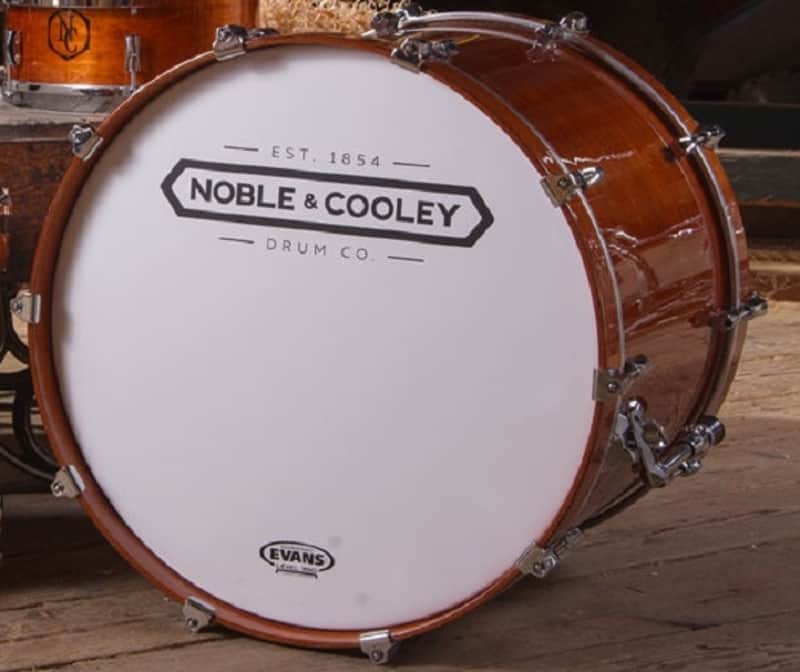 Noble & Cooley *Pre-Order* CD Maple 14x22" Honey Maple High Gloss Bass Kick Drum w/Chrome Hardware | Made in the USA | Special Order | Authorized Dealer image 1