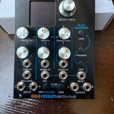 Rossum Electro-Music Morpheus Stereo Morphing Z-Plane Filter Eurorack Module 2016 - 2021 - Silver image 1