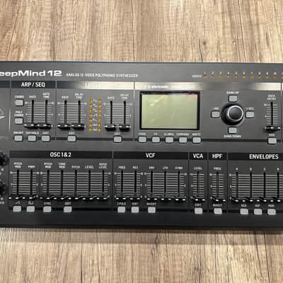 Behringer DeepMind 12D Desktop 12-Voice Polyphonic Analog Synth Module 2016 - Present - Black
