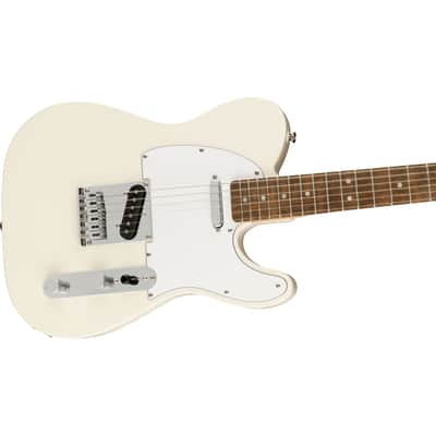 Squier Affinity Series Telecaster LRL Olympic White - Electric Guitar image 3