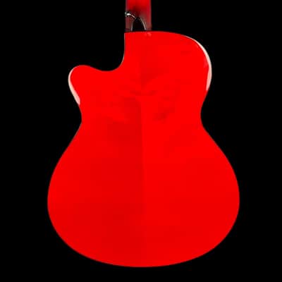 Tanglewood Azure TA4CERD Electro-Acoustic Guitar Shimmer Red Gloss image 4
