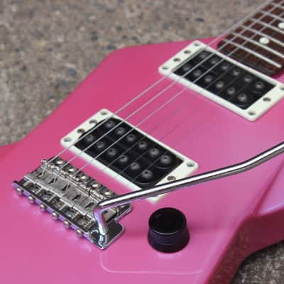 1980's Yamaha EX-1 Explorer Electric Guitar Made in Japan (Pink) image 5