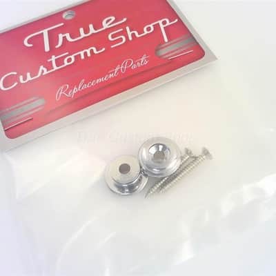 True Custom Shop® Chrome Oversized 17mm Diameter Strap Buttons for Gibson Guitars and Bass image 3