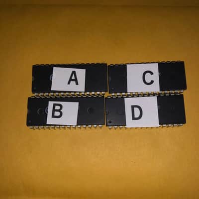 E-MU Systems Drumulator replacement Sound / Waveform ROMs EPROM rom set kit