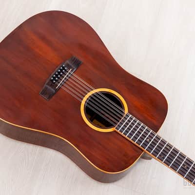 1980 Yamaki The ‘78 Heritage/12 Vintage 12-String Dreadnought Acoustic Guitar w/ Case, Japan image 12