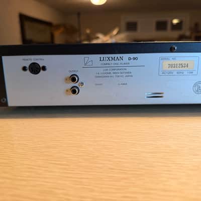 Vtg Luxman D-90 Compact CD Disc Player FRESH Servicing High Fidelity Sound Rare image 9
