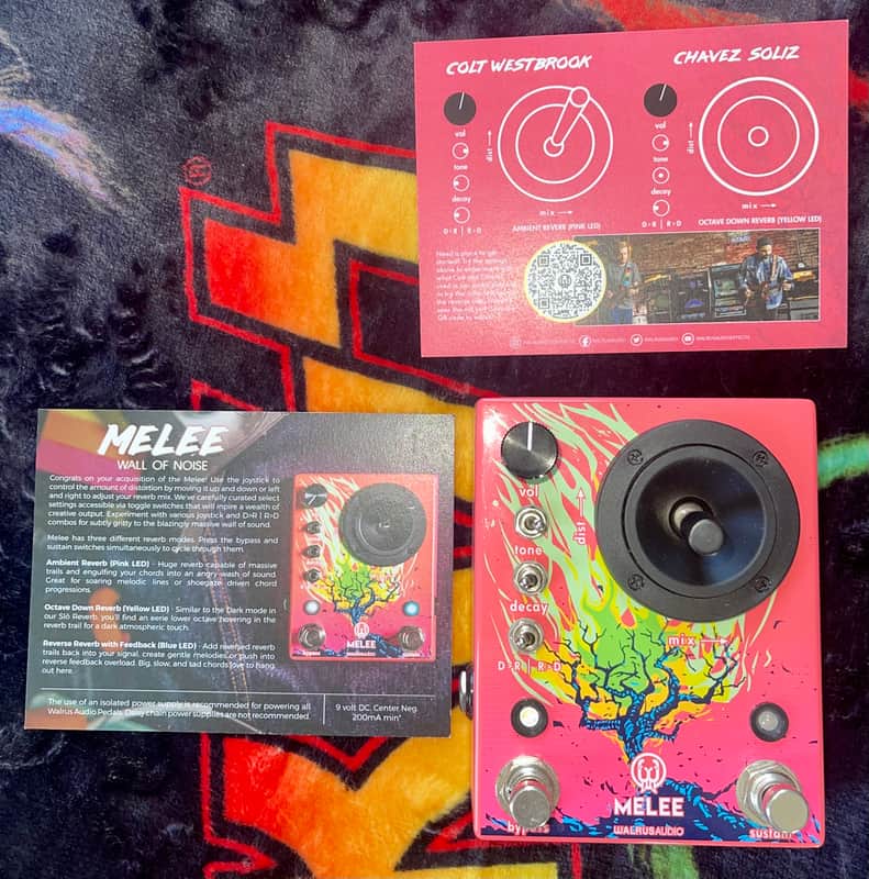 Walrus Audio Melee Wall of Noise 2023 - Present - Neon Pink image 1