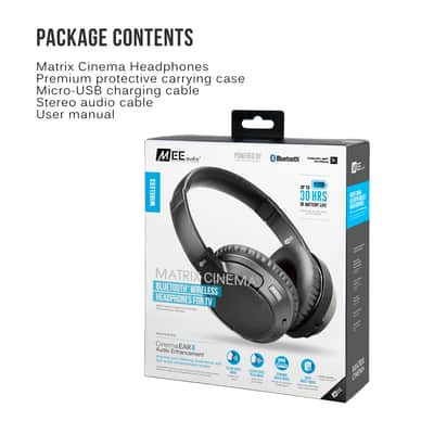 MEE audio Matrix Cinema Low Latency Bluetooth Wireless Headphones with CinemaEAR Audio Enhancement f image 9