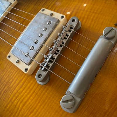 Gibson 1991 Les Paul Pre-Historic 1959 Reissue Yamano Order Honey Burst Flametop w/ OHSC & Yamano Docs R9 image 8