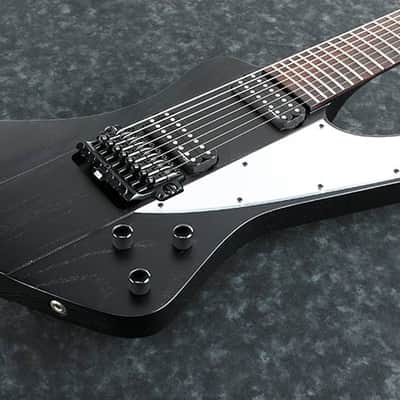 Ibanez FTM33 Fredrik Thordendal Weathered Black 8-String Electric Guitar + Case - New - In stock image 2