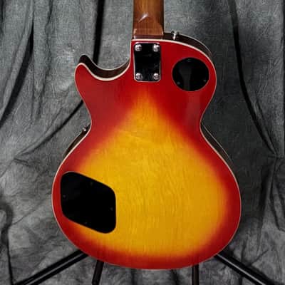VINTAGE 1970's Encore Les Paul Copy, Figured Cherry Sunburst image 8