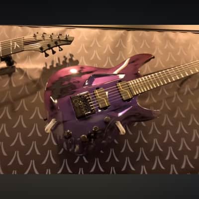 Aristides NAMM Exclusive 060 Evertune 2024 - Worn Purple/Red Chameleon Gloss image 19