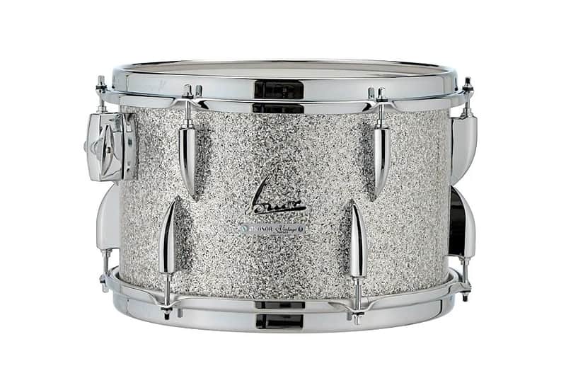 Sonor *Pre-Order* Vintage 10x8" Vintage Silver Glitter Rack Tom Drum w/Mount Worldwide Ship | NEW | Special Order | Authorized Dealer image 1