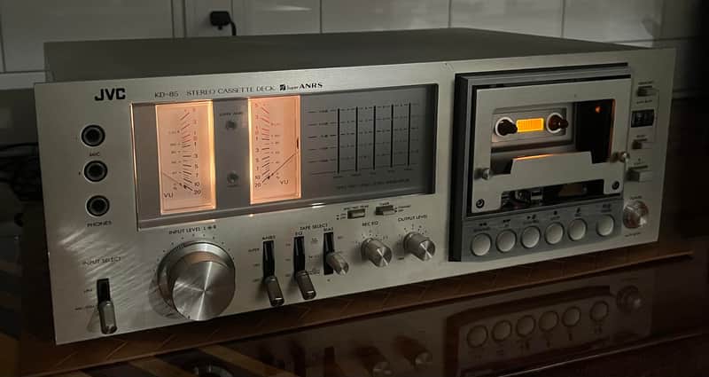 JVC KD-85 Stereo Cassette Deck Tape Player Recorder Tested image 1