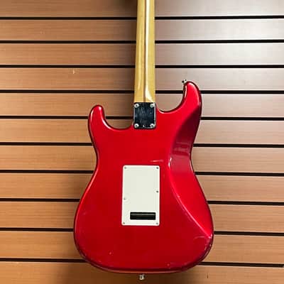 Fender Standard Stratocaster with S1 Tremolo with Maple Fretboard in Candy Apple Red w/OHSC image 10