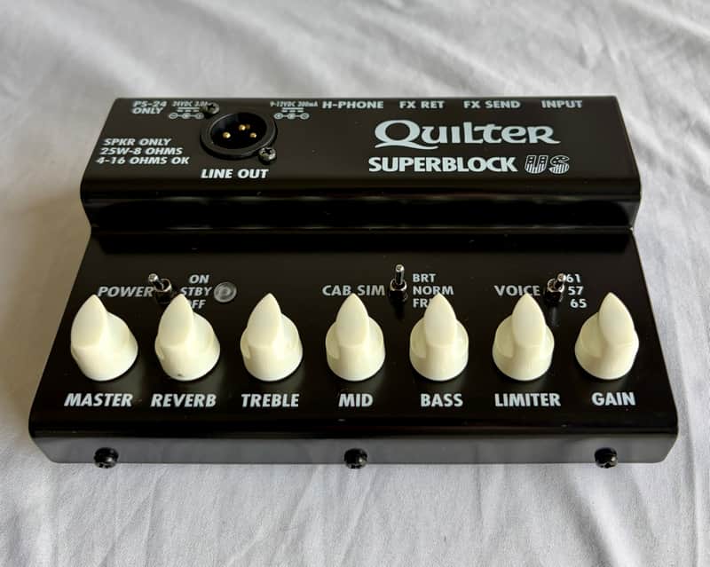 Quilter SuperBlock US 25-Watt Pedalboard Guitar Amp 2021 - Black