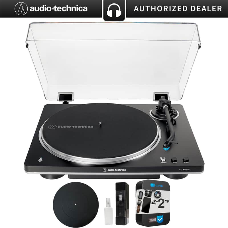 Audio-Technica Fully Automatic Wireless Belt-Drive Turntable +Mat +Cleaning + 2YR Warranty Pack image 1