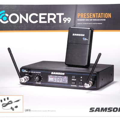 SAMSON Concert 99 Presentation Wireless LM10 Lavalier Microphone System D-Band image 7