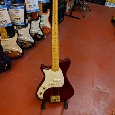 Westone Concord II Bass Guitar Left Handed + Wooden Hard Case image 1
