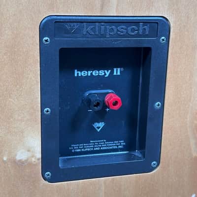 Vintage Klipsch Heresy II Pair Home Audio Loudspeakers image 12