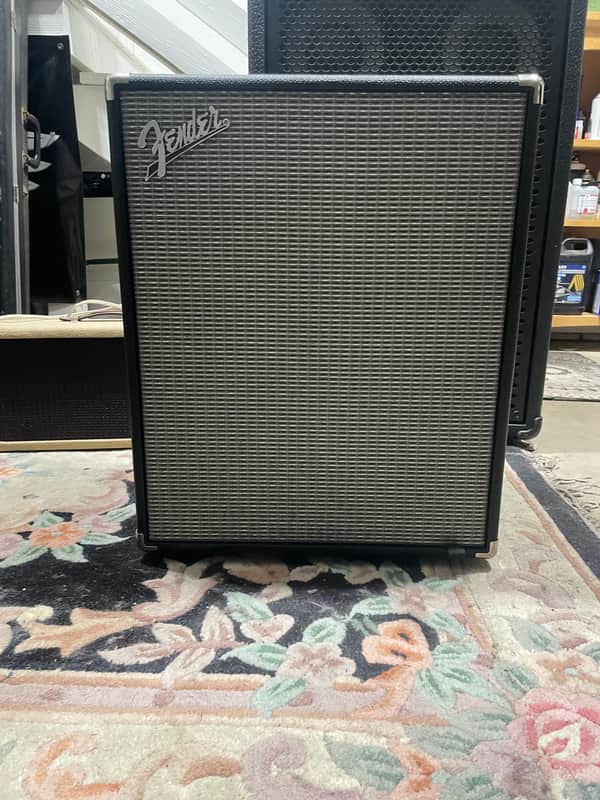Fender Rumble 210 V3 700-Watt 2x10" Bass Speaker Cabinet 2015 - Present - Black Mint Condition image 1