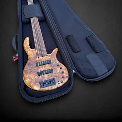 Elrick EVO Gold 5 String Spalted Maple Burl 2025 - Natural image 2