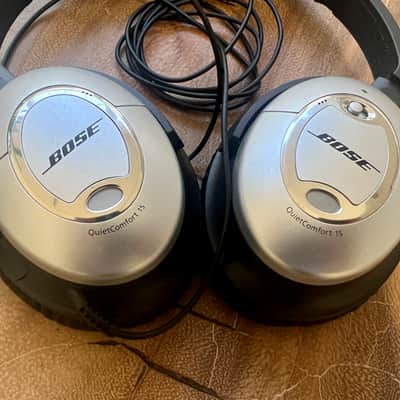 Bose QC15 Quiet Comfort 15 Acoustic Noise Cancelling Headphones w/ Case, Box & Manual Not Working image 3