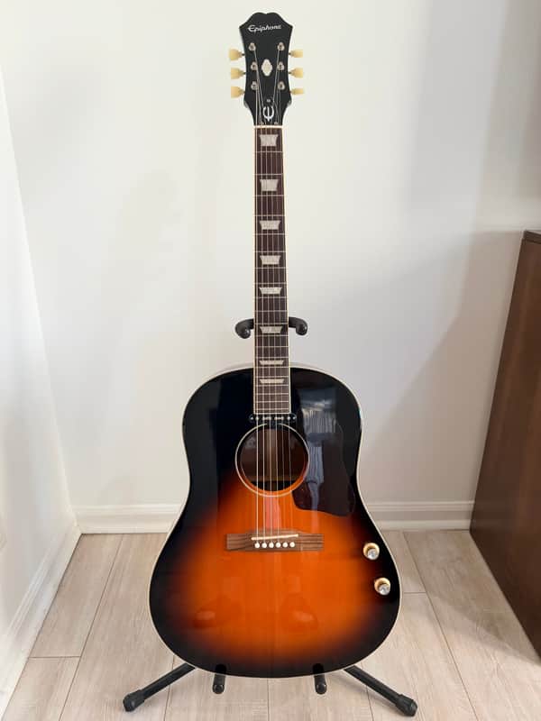 Epiphone John Lennon EJ-160E アコースティックギター Epiphone John Lennon EJ-160Eをレビュー【ビートルズファン必見